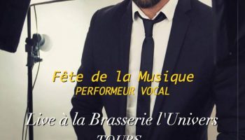 Fête de la Musique Brasserie Univers à Tours
PERFORMEUR VOCAL
Live à la Brasserie l'Univers  
Ballade Pop Rock  - Ambiance cosy
Mardi 21 Juin 2016   
19H
www.greghaye.com
